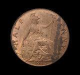 George V 1912 Halfpenny - UNC
