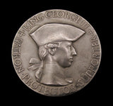 1938 Royal Academy Of Arts 55mm Silver Medal - By Pinches