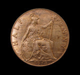 George V 1913 Halfpenny - A/UNC