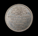 1831 London Bridge Opened 27mm WM Medal - By Wyon