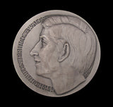 1969 Prince of Wales Investiture 52mm Silver Medal - By Fey