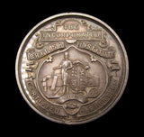 1914 British Institute Of Certified Carpenters 46mm Silver Medal