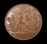 1837 Victoria Visit To The City Of London 61mm Bronze Medal - By Barber