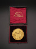 1898 Bolton Trades Exhibition 44mm Gilt Medal - Cased