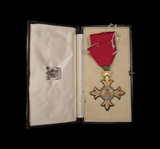 1917 Mercantile Marine Service Association 38mm Gold Medal - With O.B.E