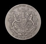 1969 Prince of Wales Investiture 52mm Silver Medal - By Fey