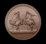 1879 David Cox Art Union of London 56mm Medal - By Morgan