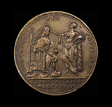 1727 Coronation Of George II 35mm Imitation Bronze Medal