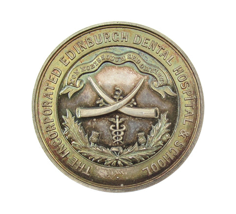 Scotland 1915-16 Edinburgh Dental Hospital 32mm Silver Medal