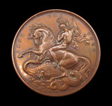 1845 Prince Albert Personal Medal 56mm Bronze Medal - By Wyon