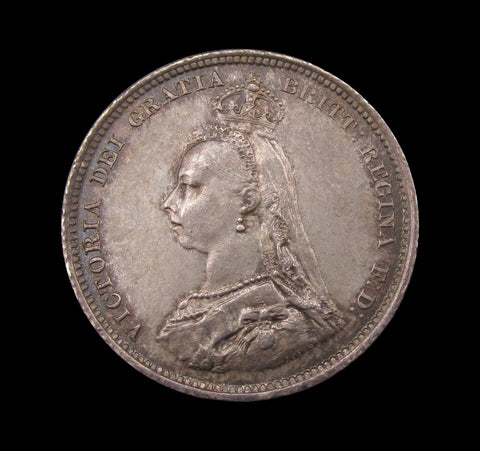 Victoria 1887 Shilling - GEF