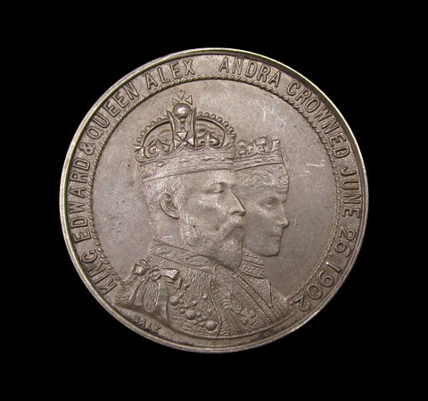 1902 Edward VII Coronation 26mm Silver Medal - By Sale