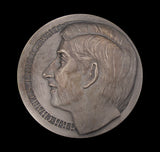 1969 Prince of Wales Investiture 52mm Silver Medal - By Fey