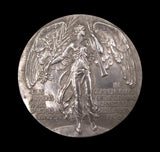1908 London Olympic Games 50mm White Metal Medal - By Mackennal