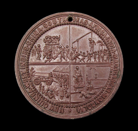1895 London Missionary Society Centenary Ship Duff 45mm Medal