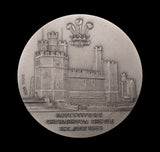 1969 Prince of Wales Investiture 52mm Silver Medal - By Fey