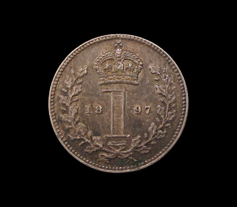 Victoria 1897 Maundy Penny - EF