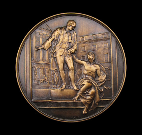 2000 Guy’s Hospital London 49mm Founder's Medal - By Wyon