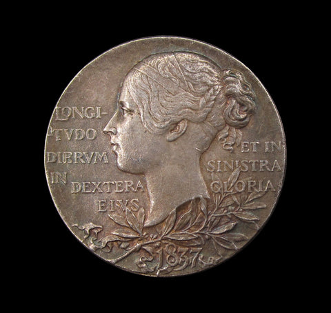 1897 Victoria Diamond Jubilee 26mm Silver Medal - With Envelope