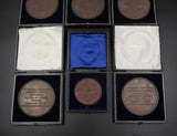 1900-1905 University Of Glasgow Set Of 6 x Medical Award Medals - Cased