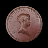 1814 Bethrothal Of Princess Charlotte 54mm Bronze Medal - By Webb