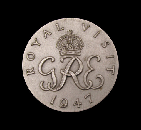 1947 Royal Visit To Southern Rhodesia 39mm Silver Medal - By Royal Mint