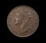 George IV 1822 Farthing - NEF