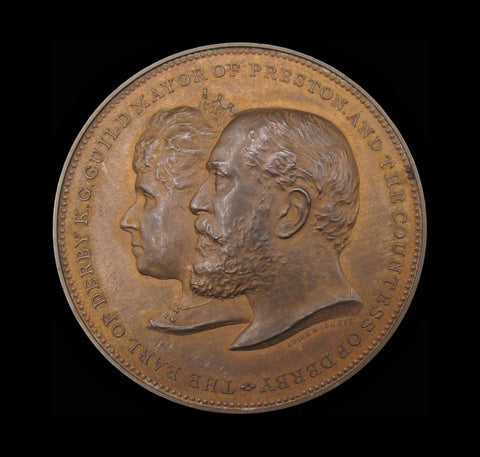 1902 Preston Guild 51mm Bronze Medal - By Bowcher