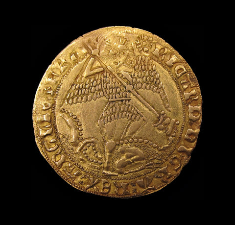 Richard III 1483-1485 Gold Angel - 22ct Copy
