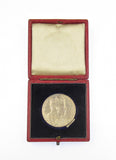 1902 Edward VII Coronation 31mm Silver Medal - Cased