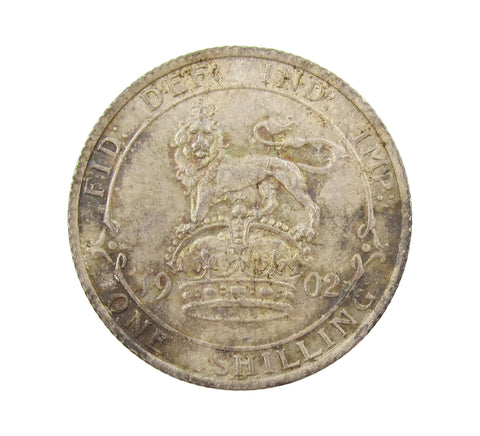 Edward VII 1902 Shilling - A/UNC