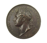 1821 Coronation Of George IV 35mm Bronze Medal - By Pistrucci