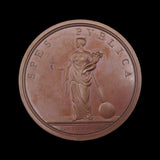 1814 Bethrothal Of Princess Charlotte 54mm Bronze Medal - By Webb