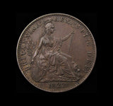 George IV 1822 Farthing - NEF