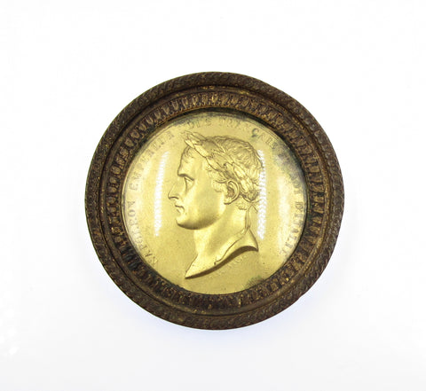 France c.1805 Napoleon Emperor Of Italy Framed Medal - By Galle