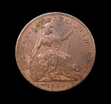 George IV 1825 Farthing - UNC