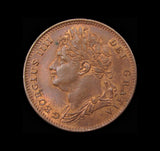 George IV 1825 Farthing - UNC