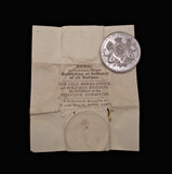 1851 Great Exhibition 38mm Medal By Taylor - With Original Sheet