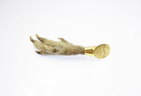 1906 Gold Birds Claw Pin Shot By King Edward VII At Abbingdon