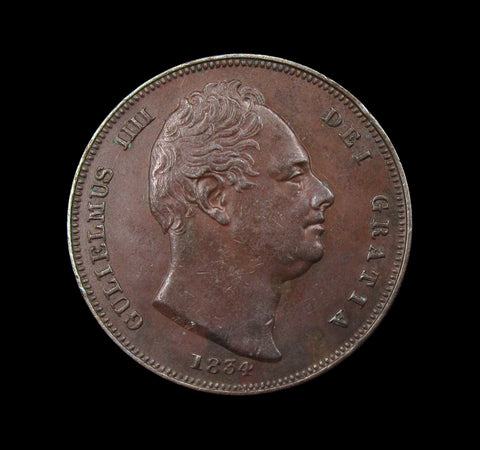 William IV 1834 Farthing - NEF