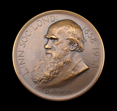 1958 Linnean Society Of London Darwin & Wallace 48mm Medal