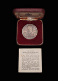 1965 Winston Churchill 'Very Well Alone' 39mm Silver Medal