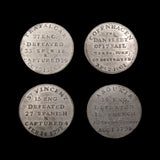 1805 Nelson's Naval Victories Set Of 4 x 20mm Medals