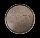 India 1900 Poona Boxing Competition 39mm Silver Medal - The Welsh Regiment