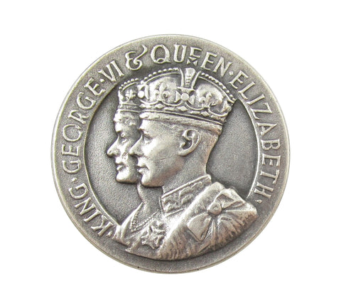 1937 Coronation Of George VI 24mm Silver Medal