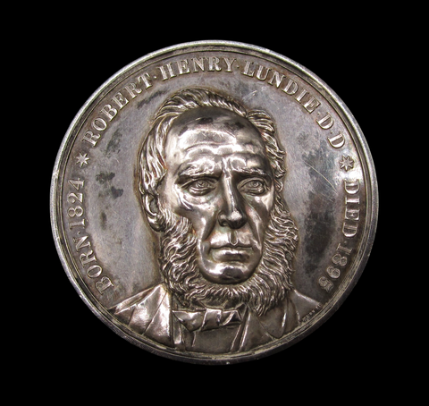 1898 Robert Henry Lundie Liverpool Citizenship 51mm Silver Medal - By Wyon