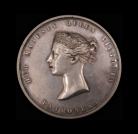 1840 Royal Agricultural Society 'Patroness' 55mm Silver Medal - By Wyon