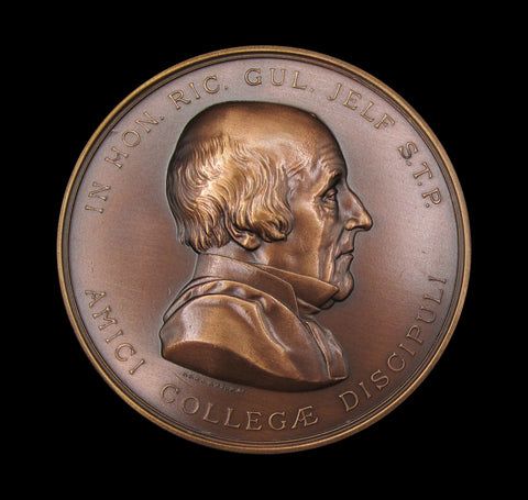 1871 King's College London 76mm Jelf Medal - By Wyon