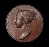 1838 Victoria Coronation 37mm Bronze Medal - By Pistrucci