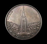 1902 Edward VII Coronation Kettering 39mm Silver Medal - By Vaughton